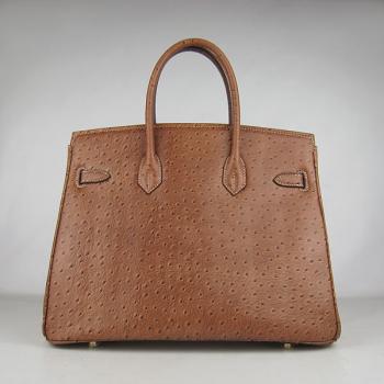 Cheap Hermes Birkin 6089 Handbag Cow Leather Brown