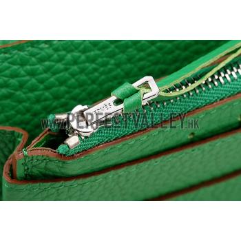 Hermes Dogon Wallet Green  18926635