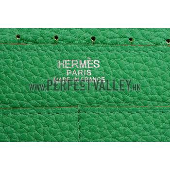 Hermes Dogon Wallet Green  18926635