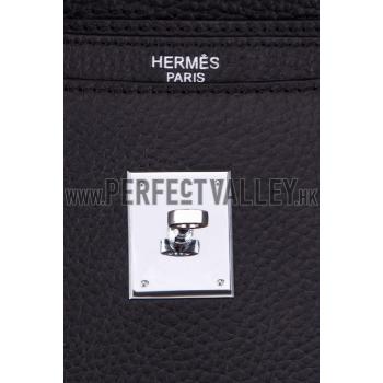 Hermes Kelly Briefcase Black