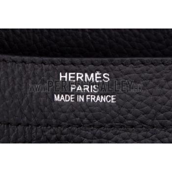 Hermes Kelly Briefcase Black