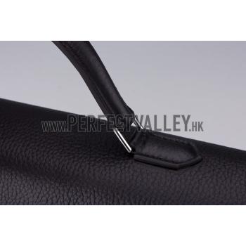 Hermes Kelly Briefcase Black