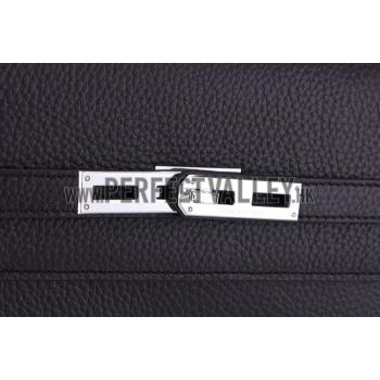 Hermes Kelly Briefcase Black