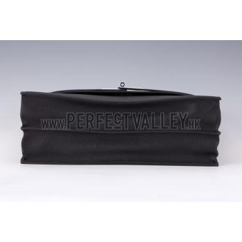 Hermes Kelly Briefcase Black