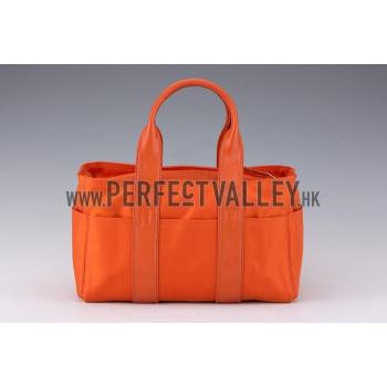 Hermes Deauville Tote Bag Orange Replica