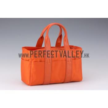 Hermes Deauville Tote Bag Orange Replica