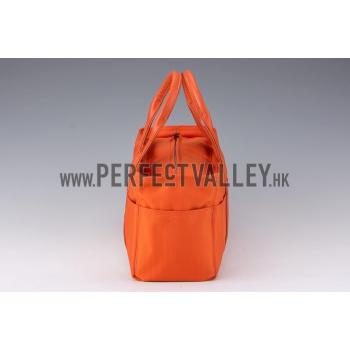 Hermes Deauville Tote Bag Orange Replica