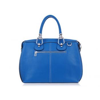 Hermes Original leather 60669 2way Cow Leather Blue Replica