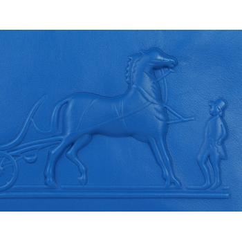 Hermes Original leather 60669 2way Cow Leather Blue Replica