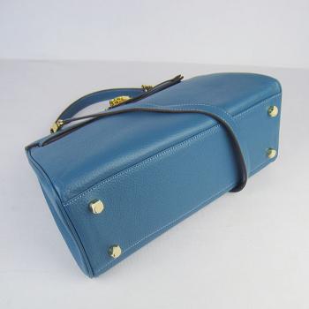 Hermes Kelly 6108 Ladies Blue Handbag