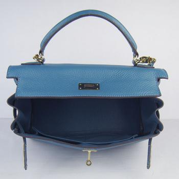 Hermes Kelly 6108 Ladies Blue Handbag