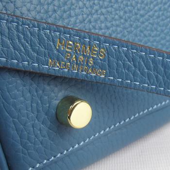 Hermes Kelly 6108 Ladies Blue Handbag