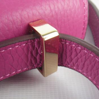 Hermes Constance H107 Cross Body Bag Pink