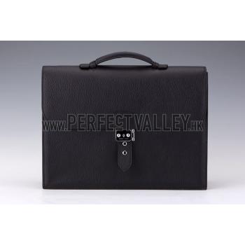 Cheap Hermes Sac a Depeche Black