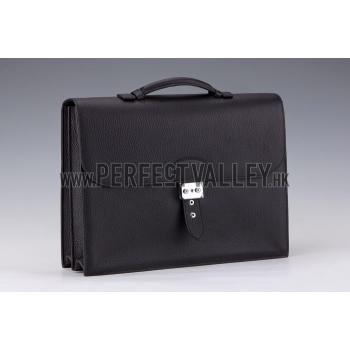 Cheap Hermes Sac a Depeche Black