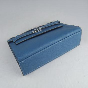 Cheap Hermes Clutches H008 Ladies Blue Bag