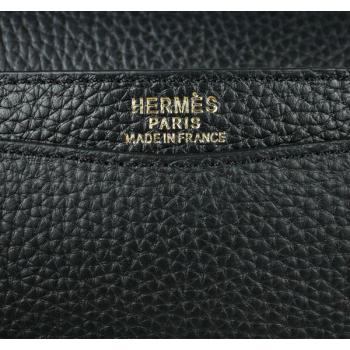 Replica Hermes  bags 18322 Cross Body Bag Cow Leather Black