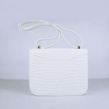 Hermes Constance H107 Ladies Cross Body Bag White Replica