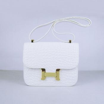 Hermes Constance H107 Ladies Cross Body Bag White Replica