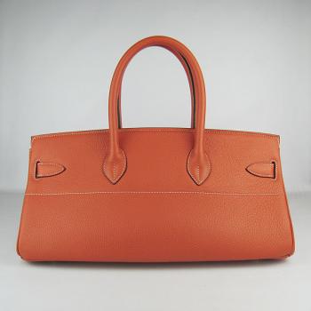 Hermes Birkin 6109 Ladies Handbag Orange Replica HM03458