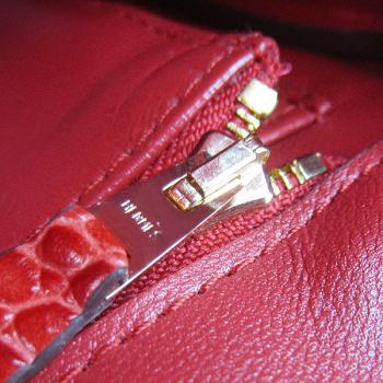 Hermes Birkin 6088 Crocodile Red Handbag Replica