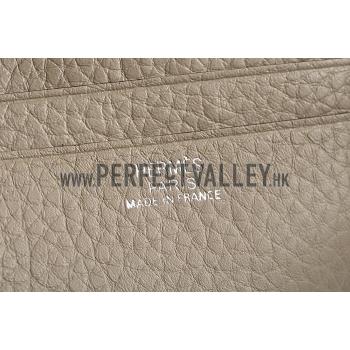 Hermes Fleming Small Wallet Grey 18926957