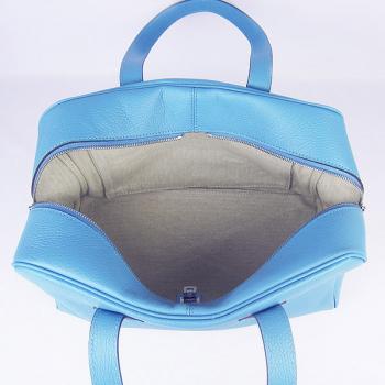 Hermes Bowling H2802 Ladies Cross Body Bag Blue