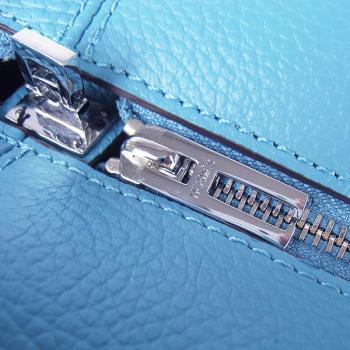 Hermes Bowling H2802 Ladies Cross Body Bag Blue