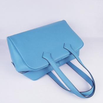 Hermes Bowling H2802 Ladies Cross Body Bag Blue