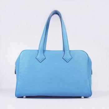 Hermes Bowling H2802 Ladies Cross Body Bag Blue