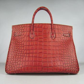 Hermes Birkin 6099 Ladies Crocodile Red Bag