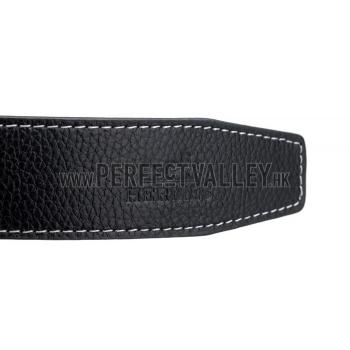 Hermes Large H Buckle Black Belt