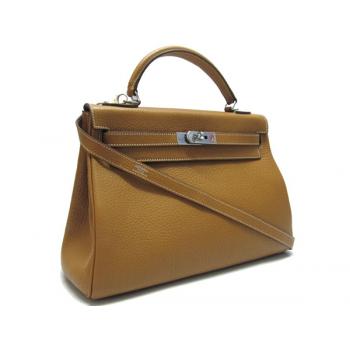 Replica Hermes Kelly H1032 2way Coffee Handbag