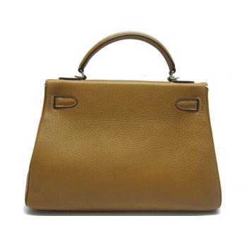 Replica Hermes Kelly H1032 2way Coffee Handbag