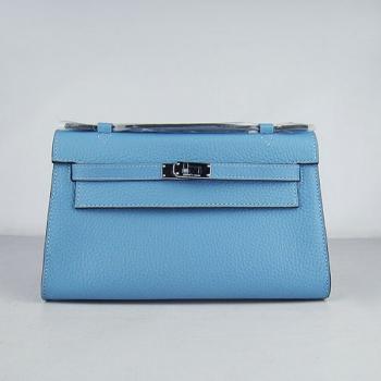 Hermes Clutches H008 Ladies Briefcase Blue Bag