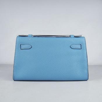 Hermes Clutches H008 Ladies Briefcase Blue Bag