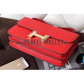 Hermes Constance Elan Red Vermillion 608127