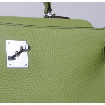 Hermes Kelly H1043 Ladies Cow Leather Green Handbag Replica