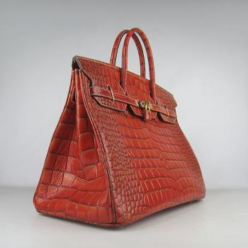 Hermes Birkin 6099 Ladies Handbag Red