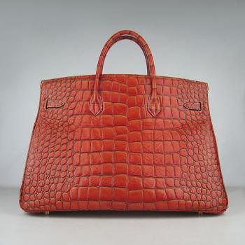 Hermes Birkin 6099 Ladies Handbag Red