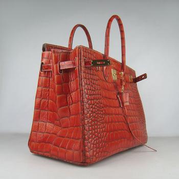 Hermes Birkin 6099 Ladies Handbag Red