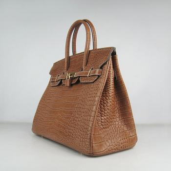 Hermes Birkin 6089 Ladies Crocodile Coffee