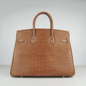 Hermes Birkin 6089 Ladies Crocodile Coffee