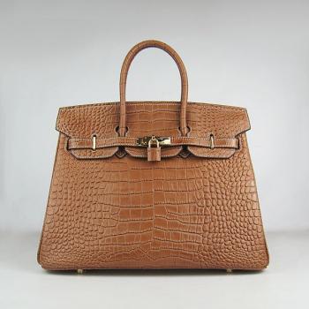 Hermes Birkin 6089 Ladies Crocodile Coffee