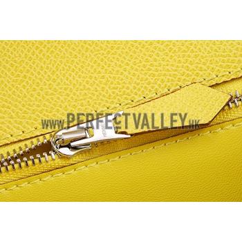 Replica Hermes Kelly 28 Yellow 608154