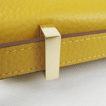 Hermes Constance H107 Ladies Cross Body Bag Yellow