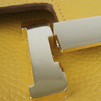 Hermes Constance H107 Ladies Cross Body Bag Yellow