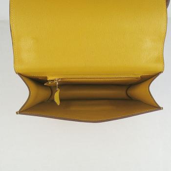 Hermes Constance H107 Ladies Cross Body Bag Yellow