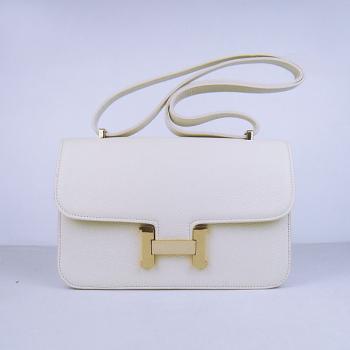 Hermes Constance H020 Ladies Cross Body Bag Beige