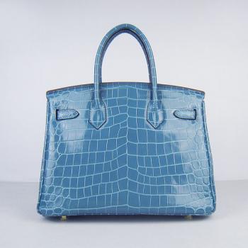 Hermes Birkin 6088 Ladies Handbag Blue HM04173